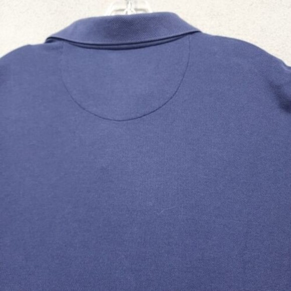 Tommy Bahama Polo Shirt Mens Large Blue 82% Pima Cotton Solid - Picture 9 of 14